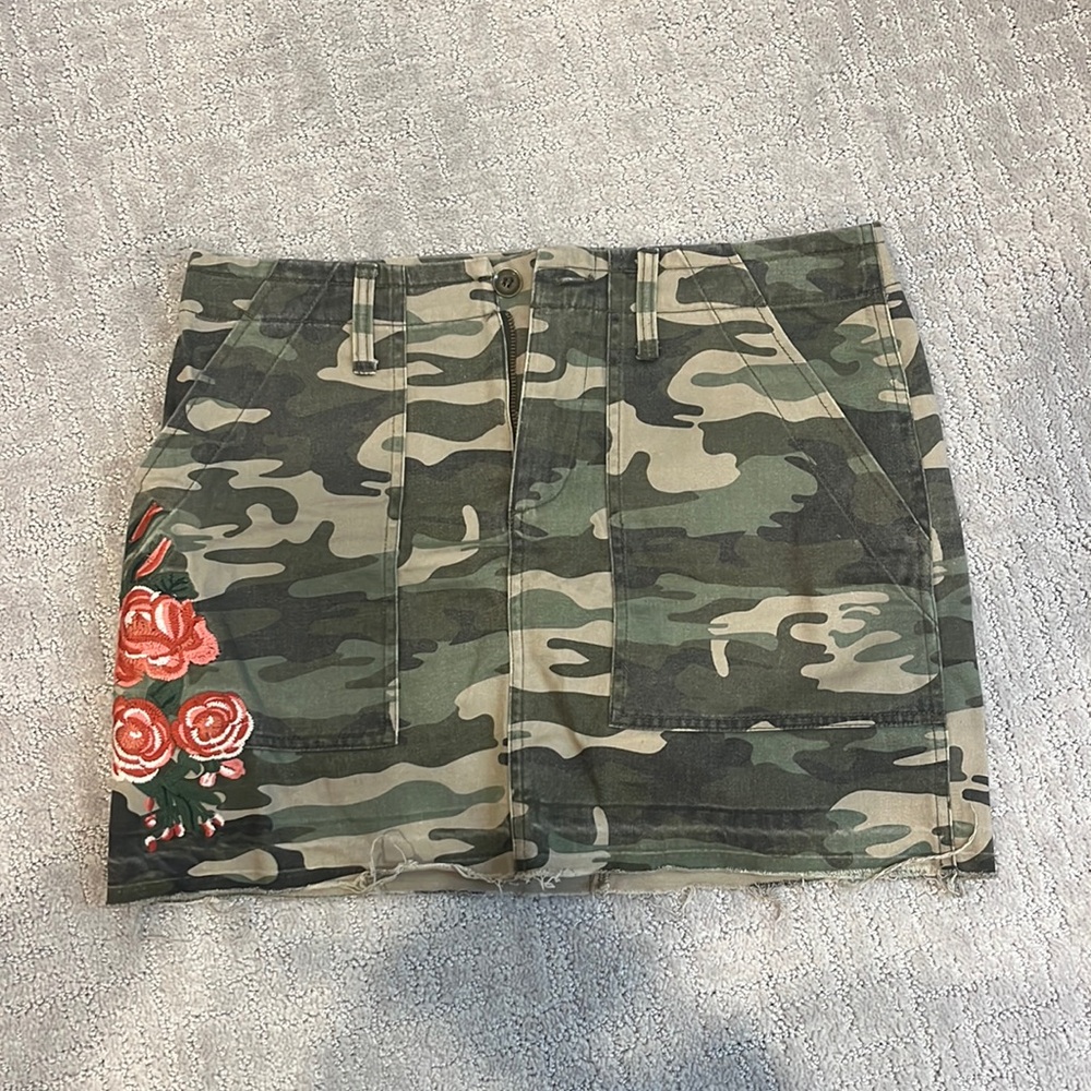 Camo Mini Skirt